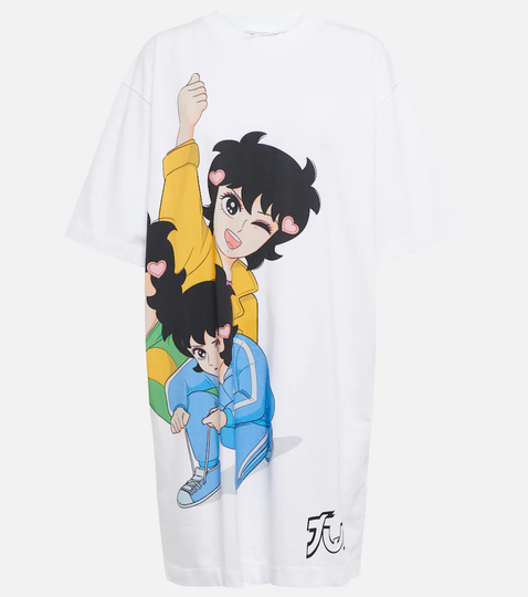 x Run Hany oversized printed cotton T-shirt