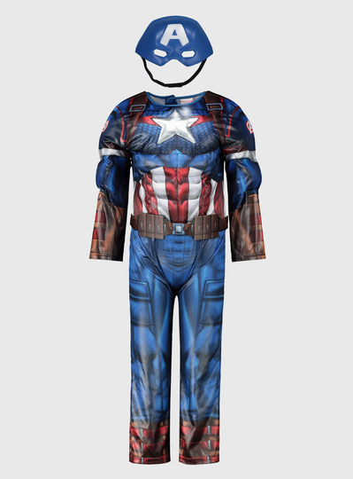 Marvel Captain America Costume - 5-6 years