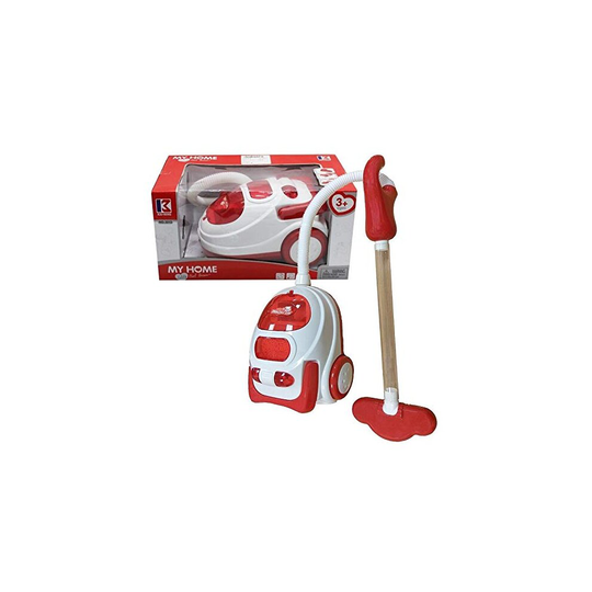 Kids Role Play Vacuum Cleaner Hoover Realistic Toy Complete Set With Accessories, Lights & Sounds
