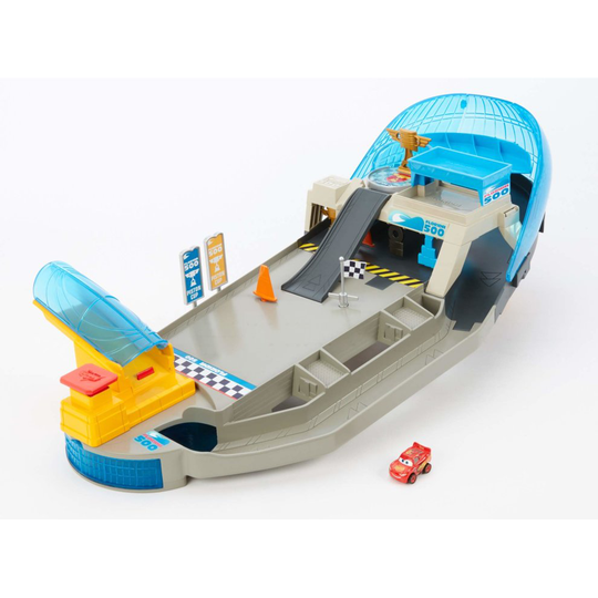 Disney Pixar Cars Mini Racers Rollin Raceway Playset with Speed Launcher and Mini Toy Cars