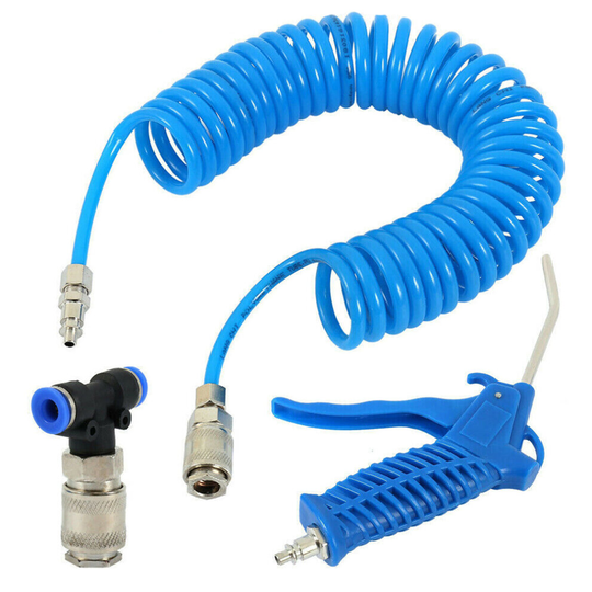 Air Duster Blow Gun + 5m Line Hose Heavy Duty Car Lorry Cleaning Tool