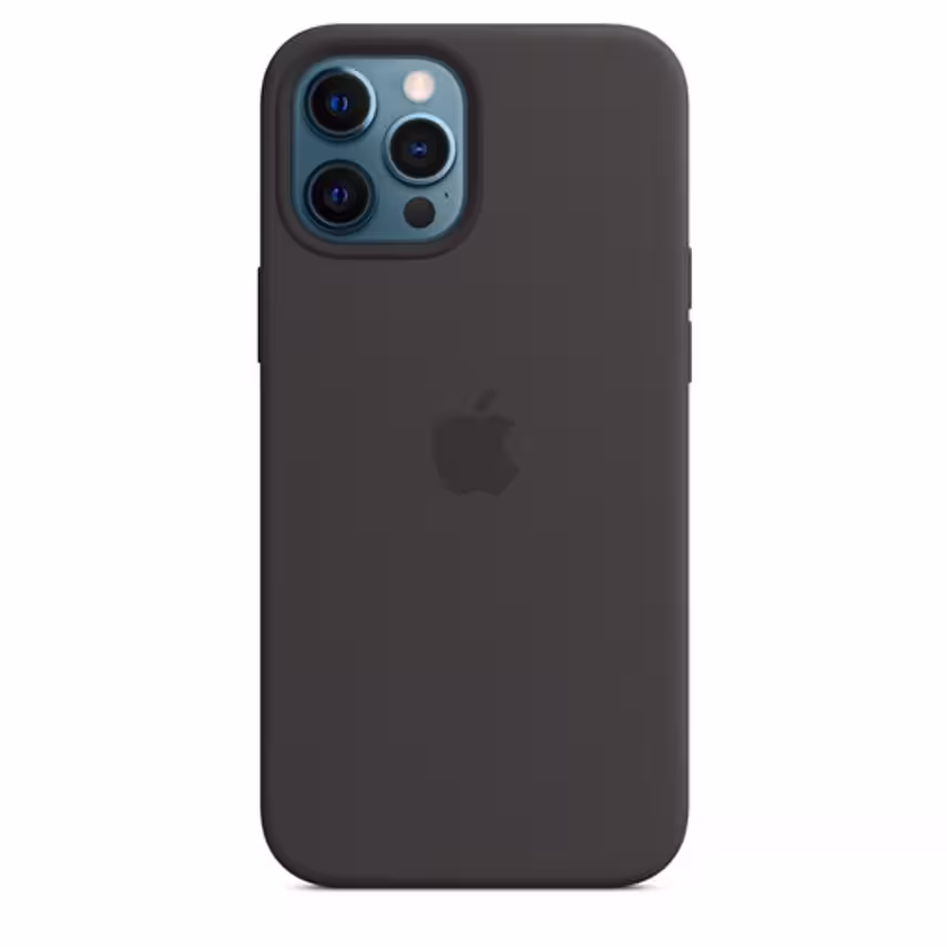 Apple iPhone IOS Accessories iPhone 12 Pro Max Sil Case Black