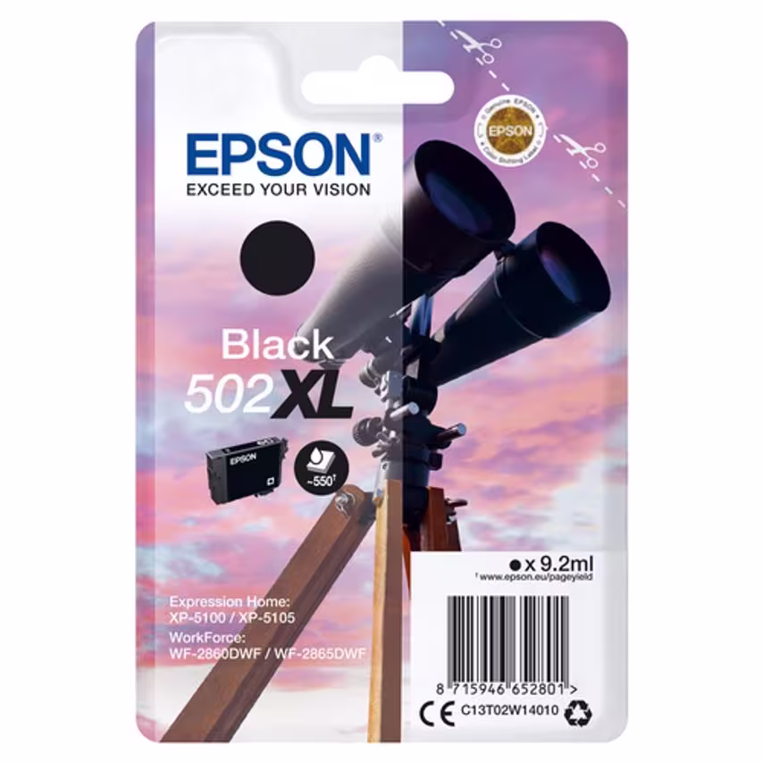 Epson Ink Low Volume Single Black 502XL Ink