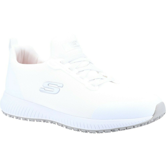 (9 UK, White) Skechers Mens Squad SR Myton Occupational Shoes