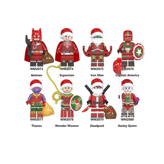 Avengers Christmas Building Block Toys Children Compatible Fit Lego
