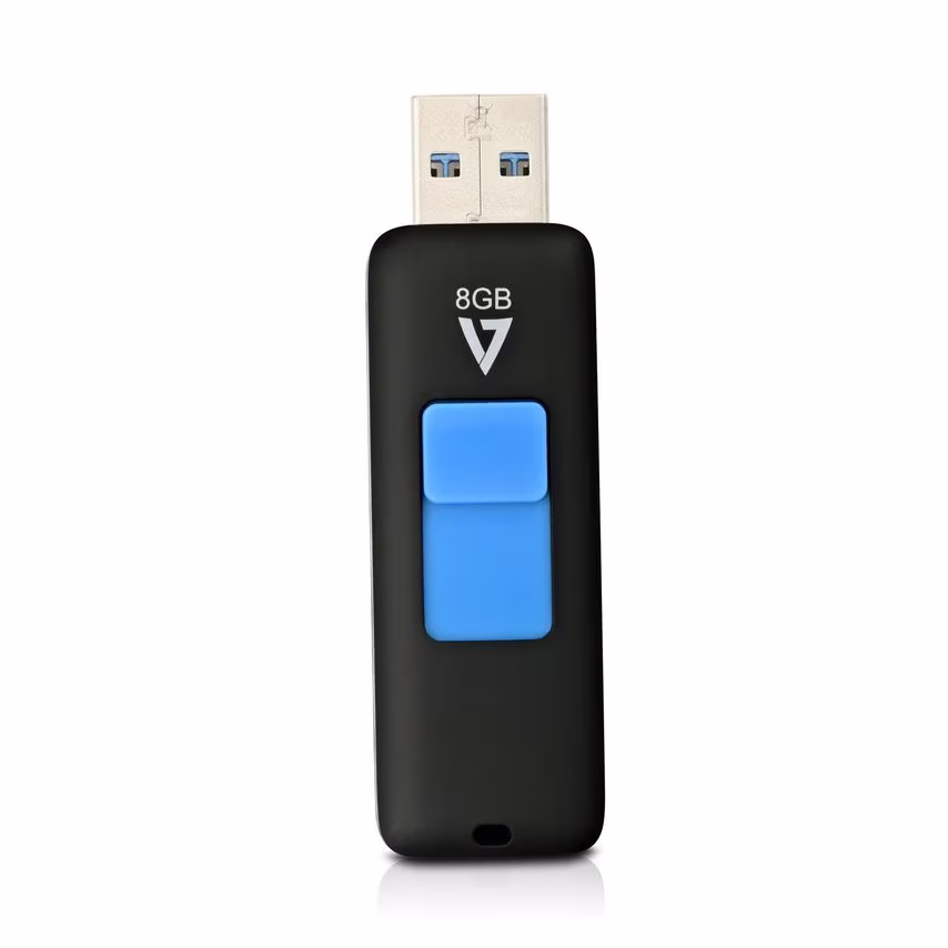 V7 8GB Flash Drive USB 3.0 Black J153269- you get 24
