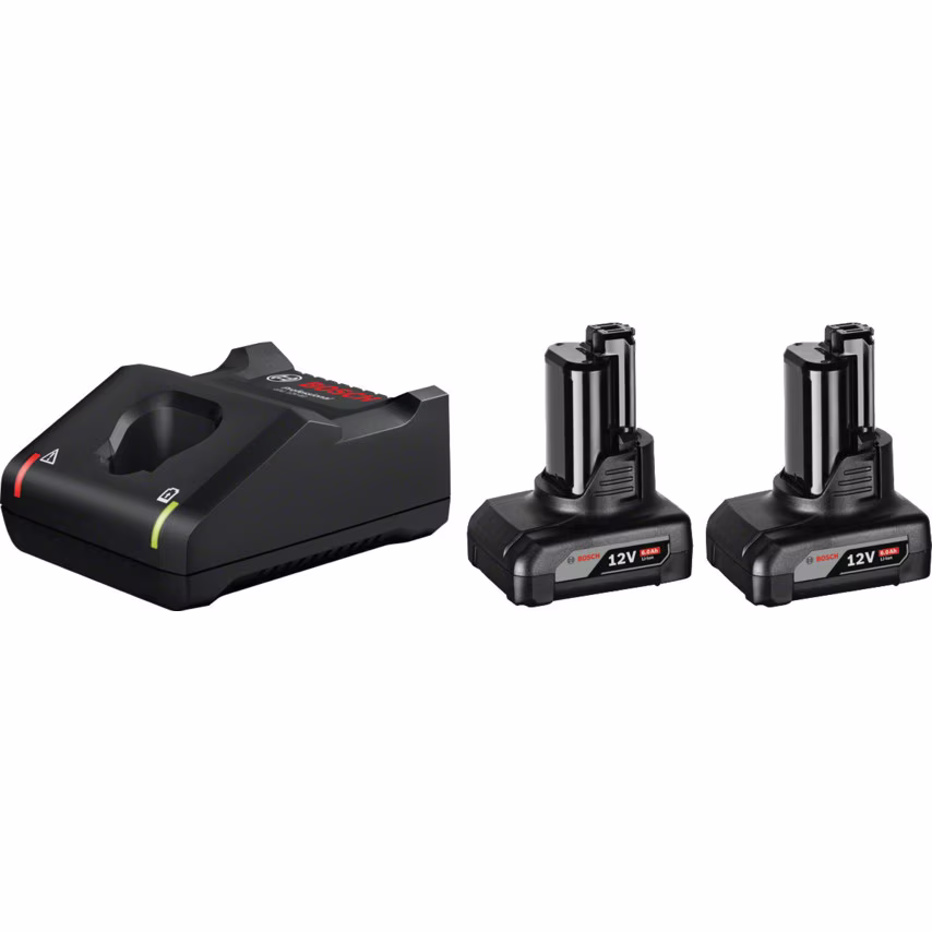 Bosch 12V Coolpack Starter Set GAL 12V-40 Charger + 2X 6.0AH Li-ion Batteries