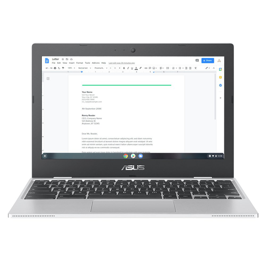 ASUS CX1100 11.6in Celeron 4GB 64GB Chromebook - Silver