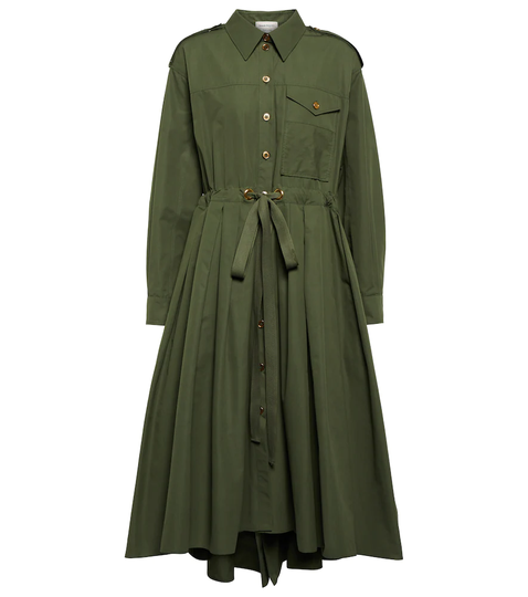 Cotton midi dress