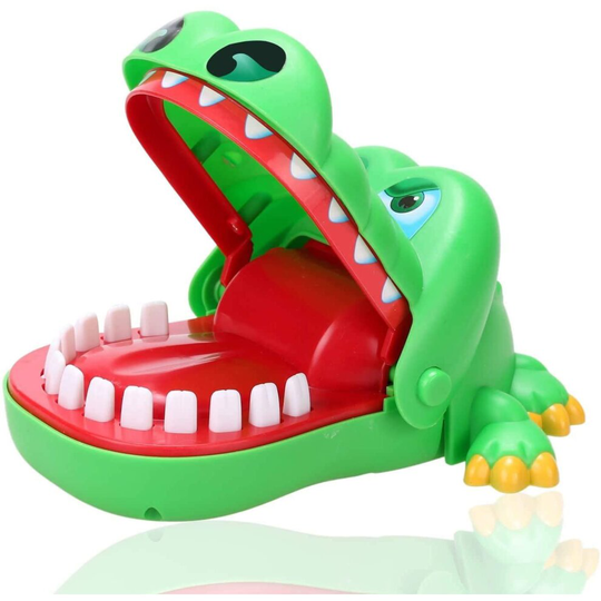 Crocodile Toy Classic Mouth Dentist Bite Finger Family Game Portable Creative Children Kids Dentist Biting Hand Kid Reaction Gift