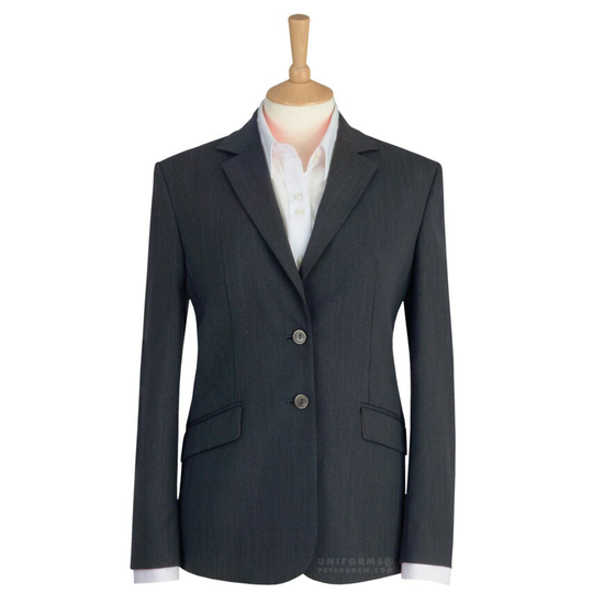 Brook Taverner Women's Size 14S Mid Grey Connaught Suit Jacket