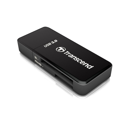 Transcend SD/MicroSD USB 3.0 Card Reader - Black
