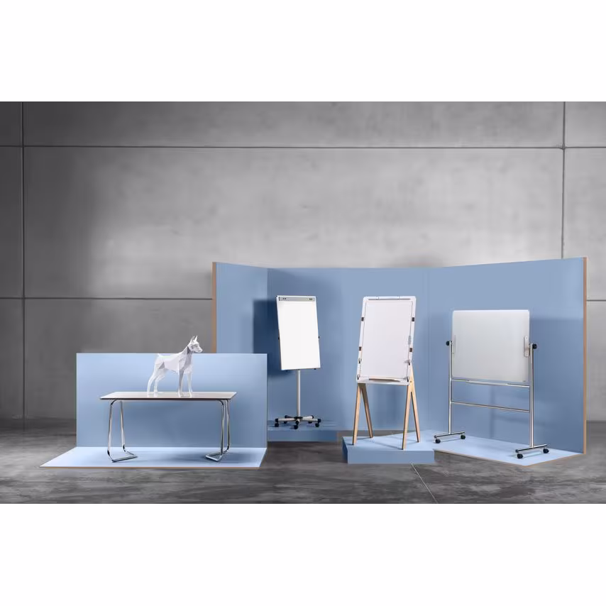 Archyi Pico Flipchart Tripod Easel, with a dry wipe non magnetic surface, 68 x 1
