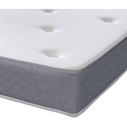 Introducing The Galaxy Grey Small Double Mattress from eXtreme comfort ltd. 9" Deep Memory Fibre Sprung Mattress Featuring a Grey Border (4ft x 6ft3,