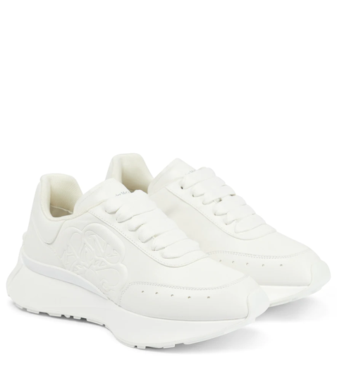 Sprint leather sneakers