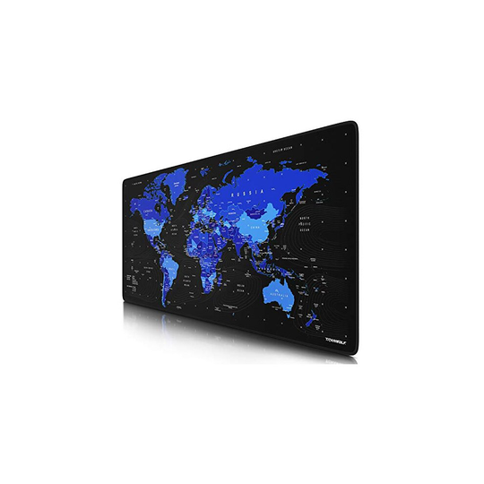 TITANWOLF XXL - Speed Gaming Mouse Mat World - Mouse Pad 900 x 400 x 3mm - XXL mousepad - Table mat large size - improved precision and spee