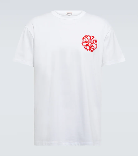 Printed cotton T-shirt