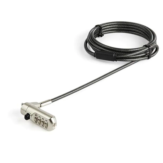 Startech 2 M (6.6 Ft.) Laptop Cable Lock- you get 4