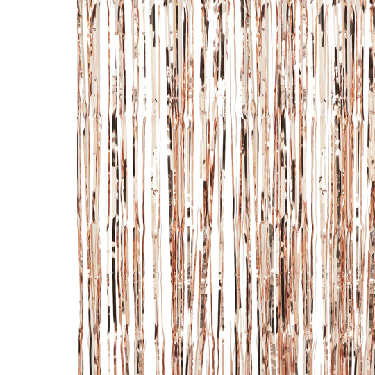 Ginger Ray Rose Gold Fringe Curtain