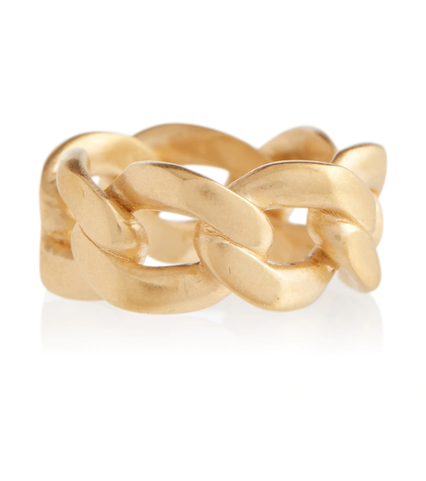 Chain sterling silver ring