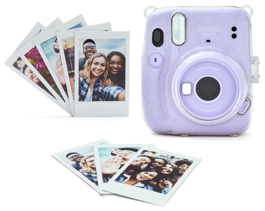 instax Mini 11 Instant Camera Bundle - Lilac Purple
