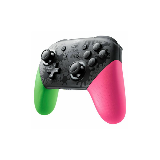 Nintendo Switch Pro Controller - Splatoon 2 Edition - Ships from USA Green Pink