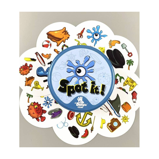 (#21) Asmodee | Dobble | Card Game | Ages 6+ | 2-8 Players