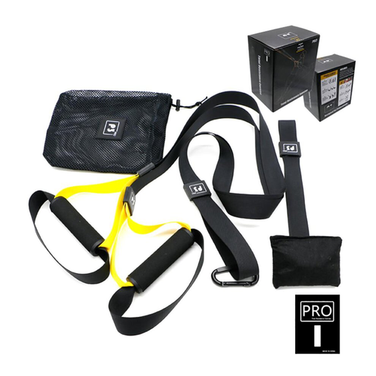 (Pro 1: Home Edition) Pro Suspension Trainer Straps Home Gym Fitness Resistance Bands For Trx Training
