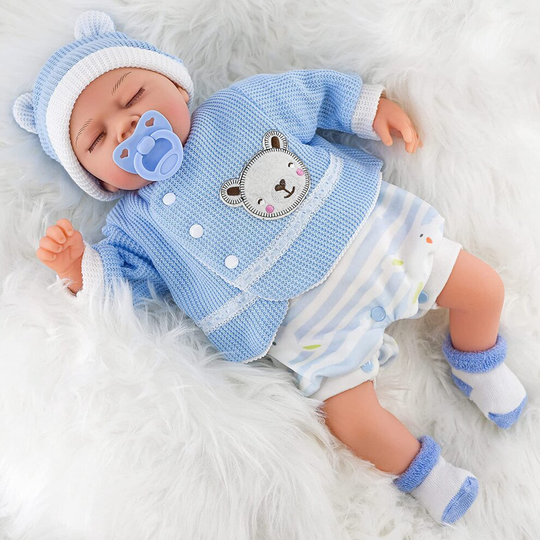(Boy) The Magic Toy Shop Lifelike Handmade Baby Doll