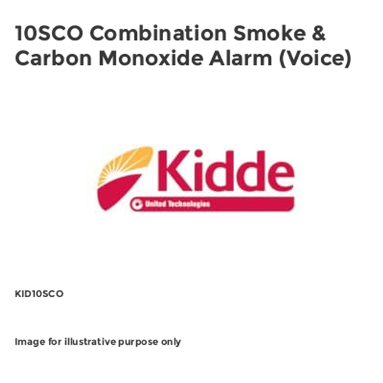 Kidde 10SCO Combination Smoke & Carbon Monoxide Alarm (Voice)