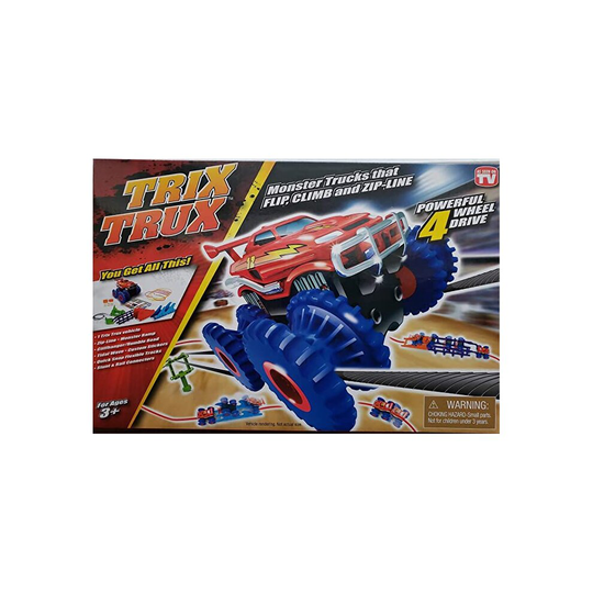 Track car Truck Flip Climb Zip-line TRIX TRUX Monster Truck