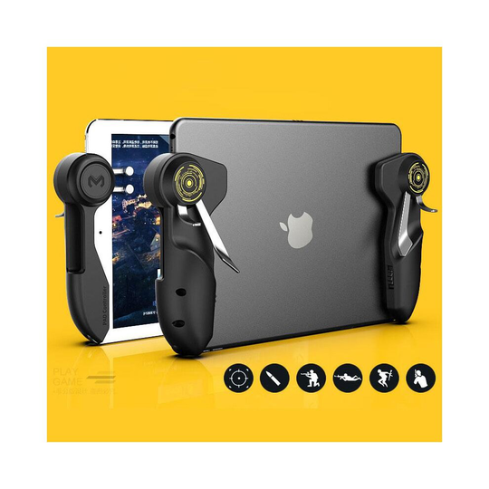 MobileGame Controller PUBG For Ipad Tablet Six Finger Game Joystick Handle Aim Button L1R1 Shooter Gamepad Trigger