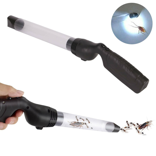 Handheld Vacuum Bug Insect Traps Spider Catcher with LED Flashlight