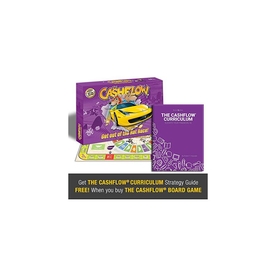cASHFLOW Board game (New Edition) with Exclusive Bonus Strategy guide (PDF Delivered Via Email)