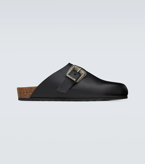 Nichols leather slippers
