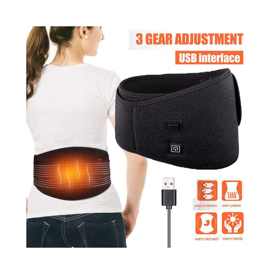 Medical Heat Waist Belt Brace For Lower Back Pain Relief Therapy Hot