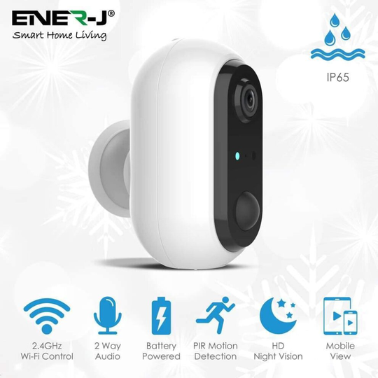 Ener-J Smart Wireless IP Battery Powered Camera
