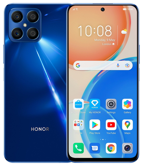SIM Free HONOR X8 128GB Mobile Phone - Ocean Blue