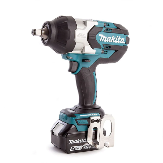 Makita DTW1002RTJ 18V LXT Brushless Impact Wrench 1/2" Drive (2 x 5.0AH Batterie