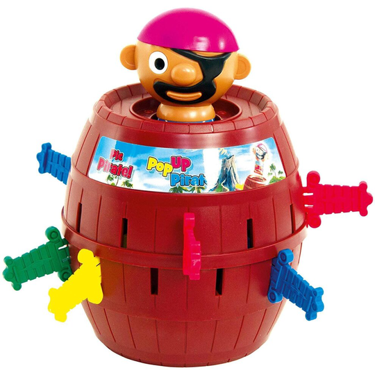 TOMY Pop Up Pirate Classic Children's Action Board Game, Family & Preschool Kids Game, Action Game for Children 4, 5, 6, 7, 8 Year Old Boys & Girls &