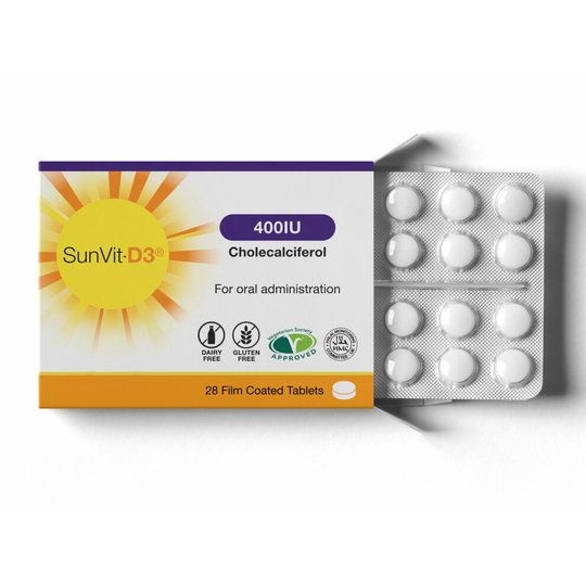 Vitamin D3 400IU 28 Tablet Pack - Recommended For Children