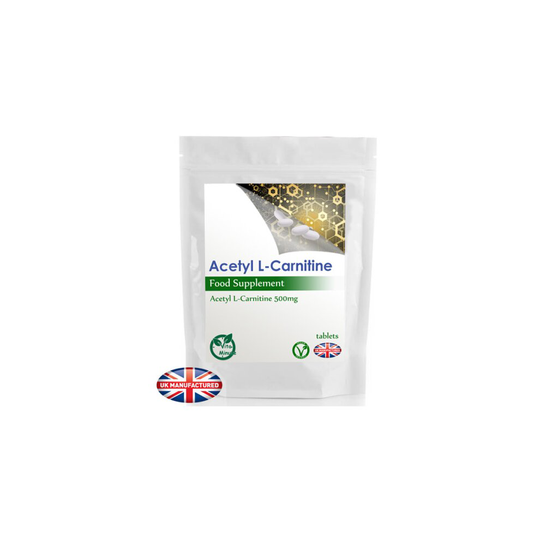 Acetyl L-Carnitine 500mg (180 Tablets) Sport Performance Recovery, UK