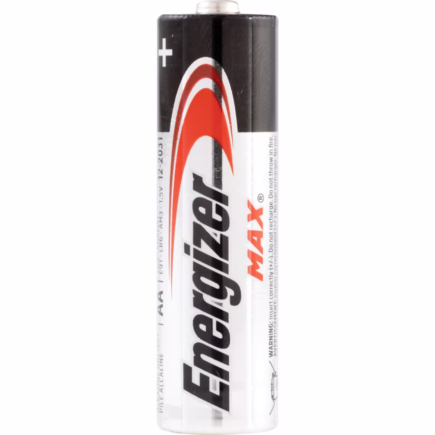 Energizer E91 AA Max Batteries Pack of 8 12400