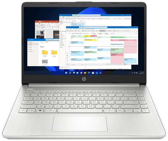 HP 14s-fq0059na 14in AMD 4GB 64GB Laptop - Silver