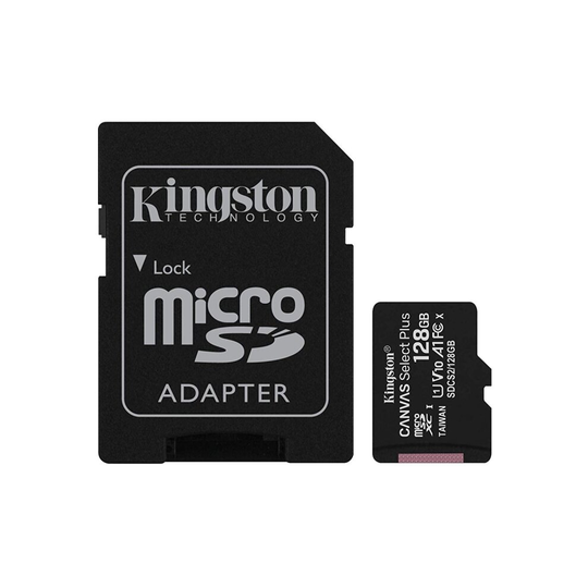 Kingston Canvas Select Plus microSD Card SDCS2/128 GB Class 10