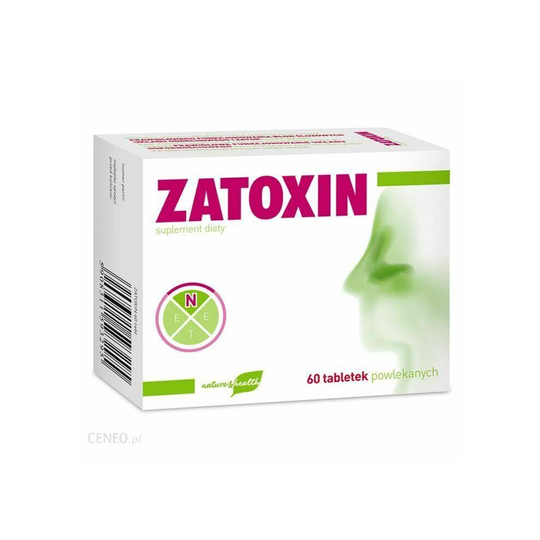Zatoxin 60 tab sore throat sinus nose zatoki bol gardla irigasin sinupret