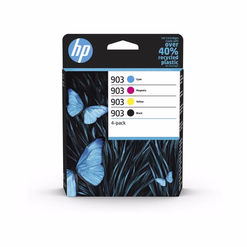 HP HP 903 Cyan Magenta Yellow Black Standard Capacity Ink Cartridge Combo 4 pack