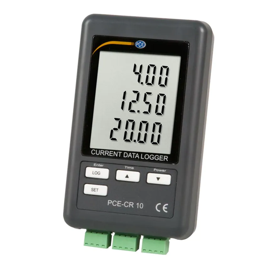 PCE Instruments Three-Channel Current Data Logger PCE-CR 10
