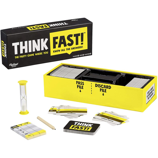 Ridley's Games GME029 Think Fast Game, Yellow