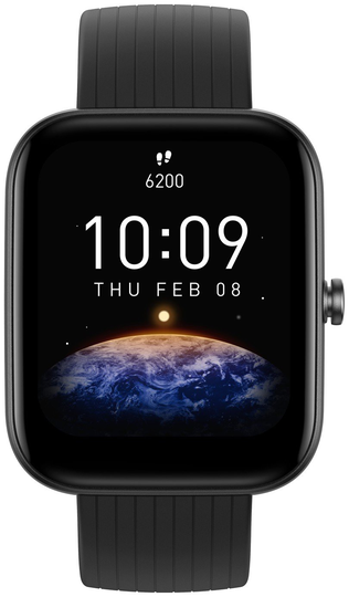 Amazfit BIP 3 Pro Smart Watch - Black